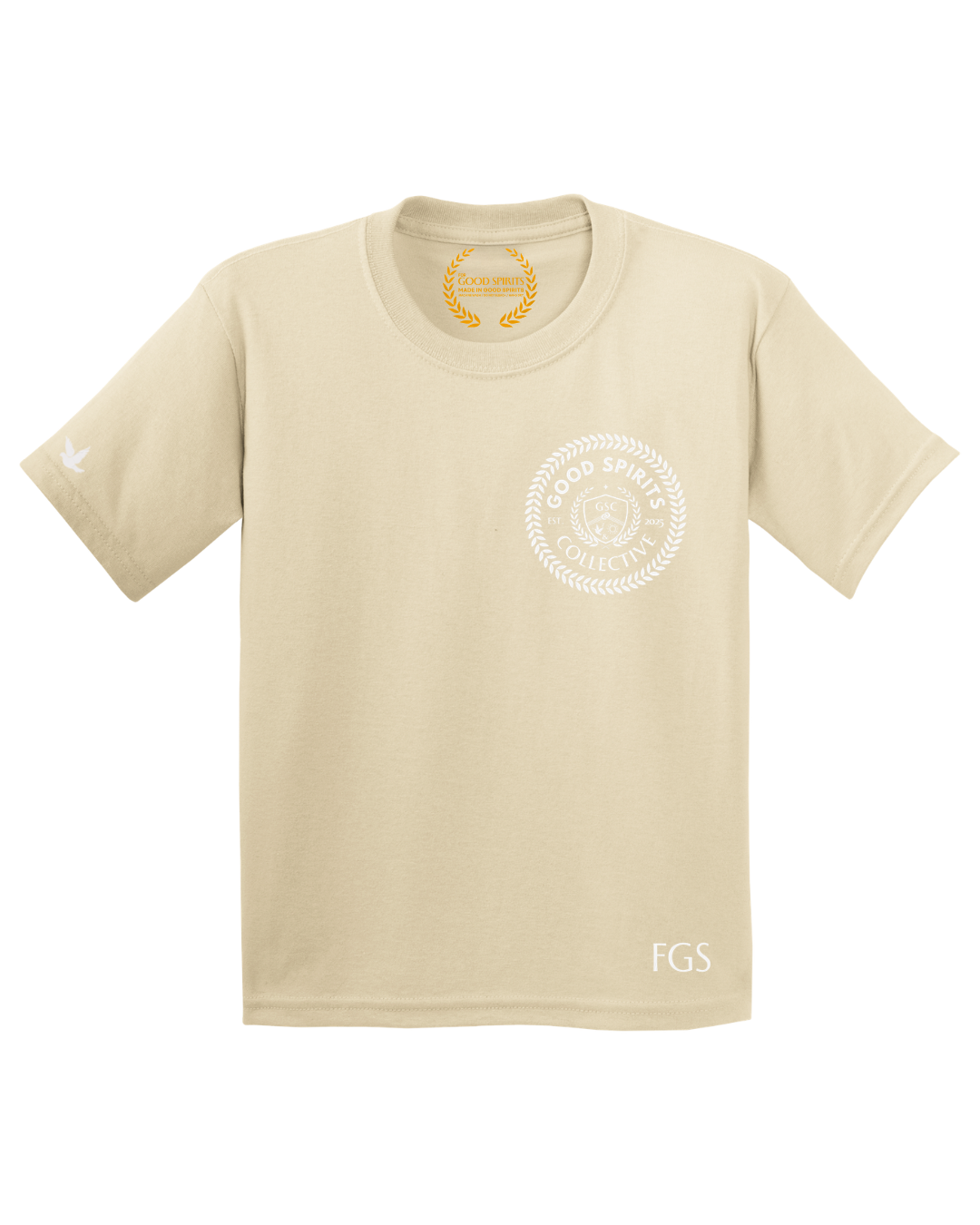 EMBLEM TEE | PASTEL BEIGE