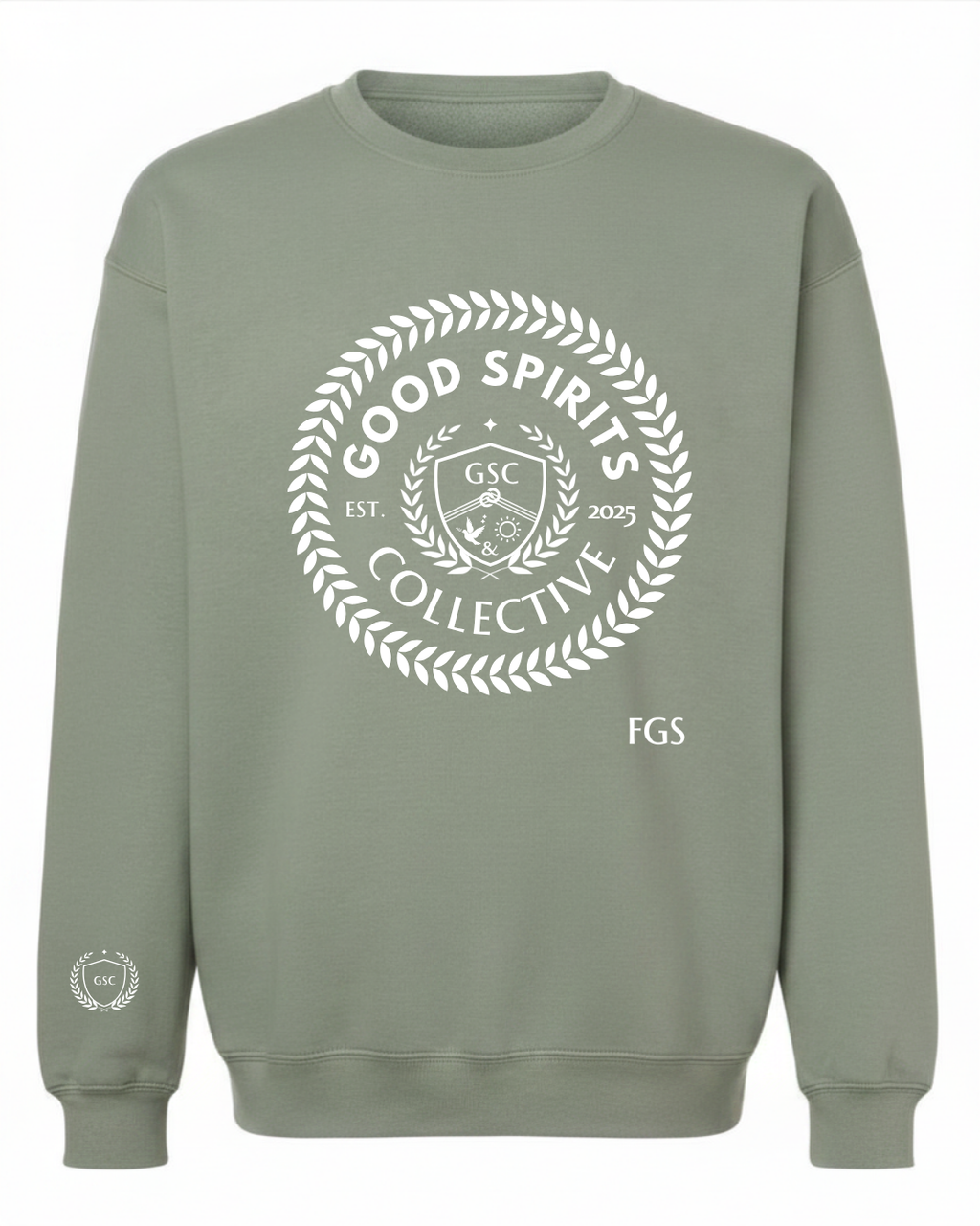 EMBLEM CREW | POWDER OLIVE
