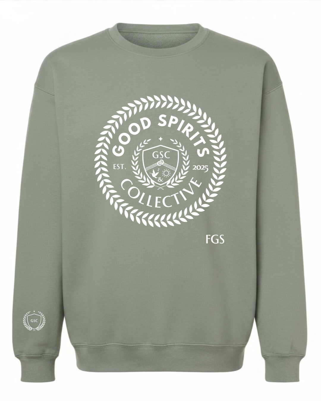 EMBLEM CREW | POWDER OLIVE