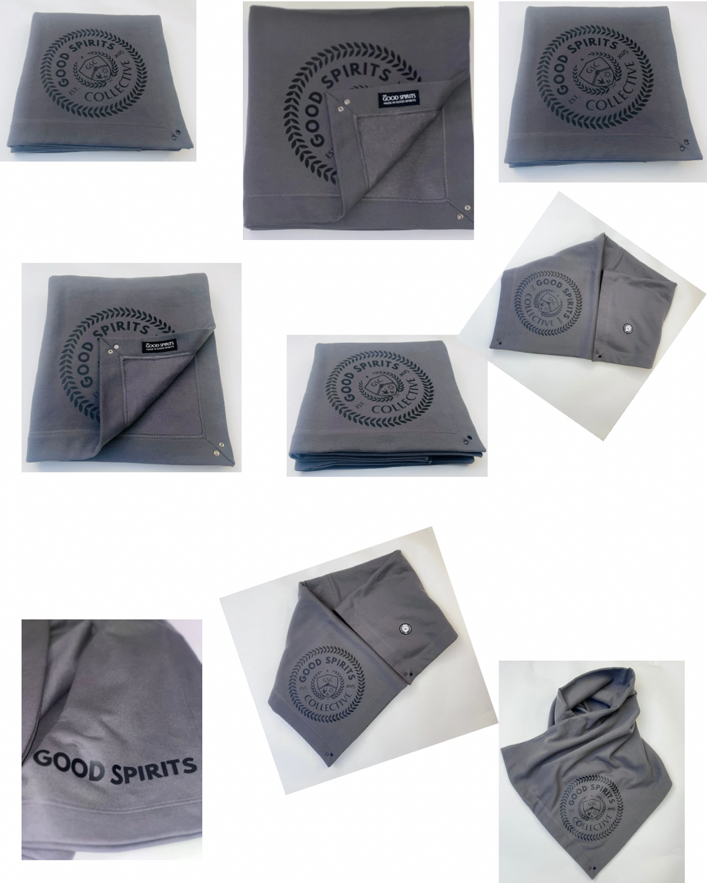 EMBLEM | BLANKET | CHARCOAL