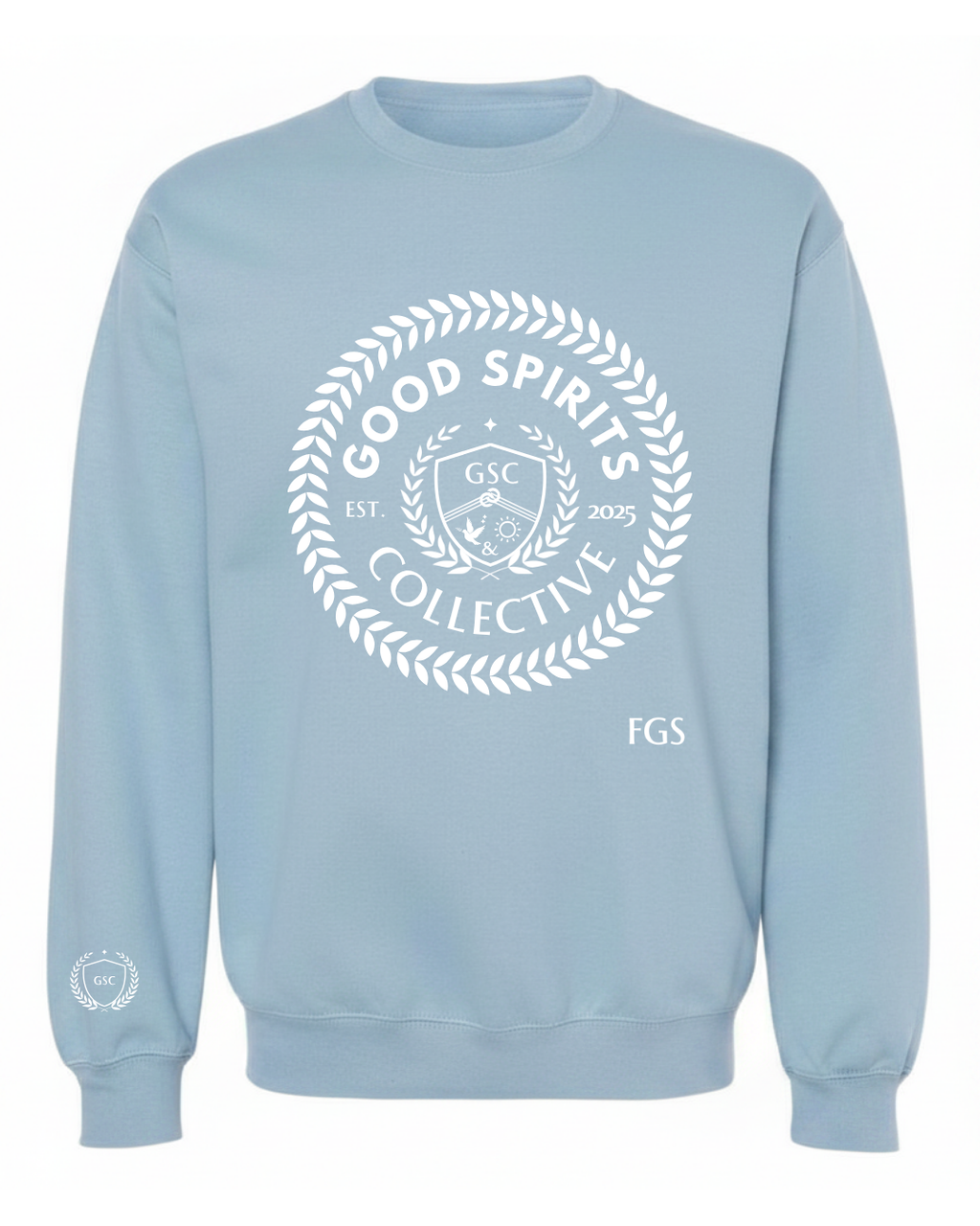 EMBLEM CREW | POWDER BLUE