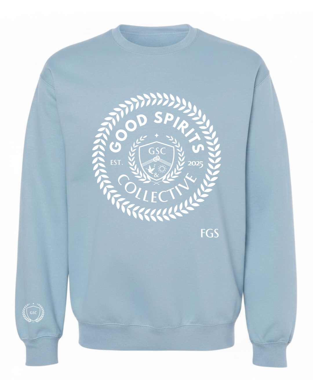 EMBLEM CREW | POWDER BLUE