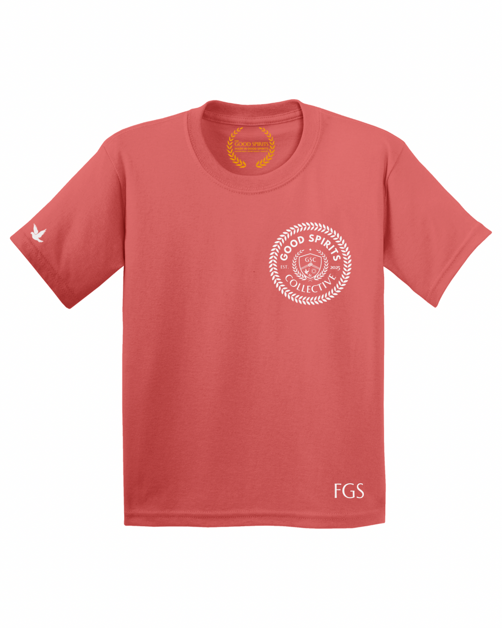 EMBLEM TEE | FLAMINGO PINK