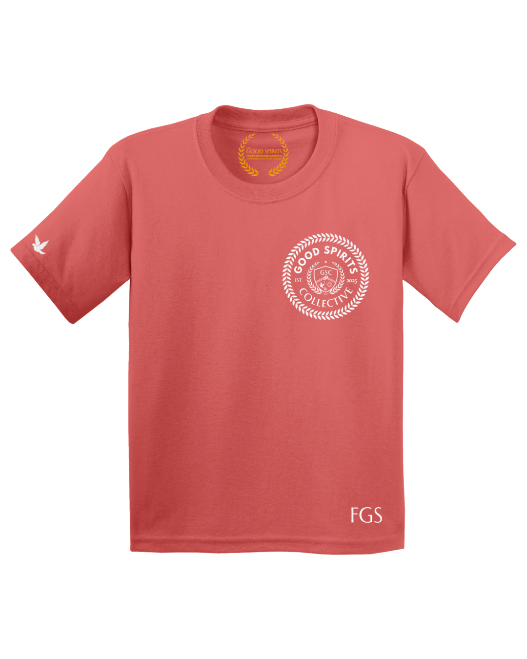 EMBLEM TEE | FLAMINGO PINK