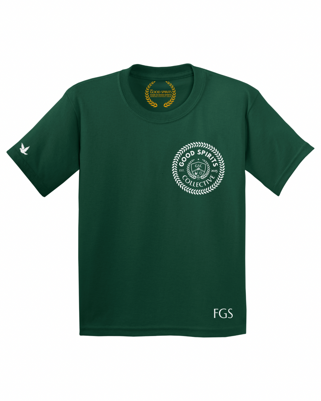 EMBLEM TEE | FOREST GREEN