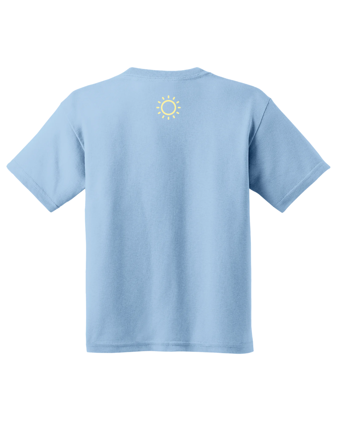 KIDS | GRAPHIC TEE | PLAYGROUND PRINCESS LIGHT BLUE BADGE