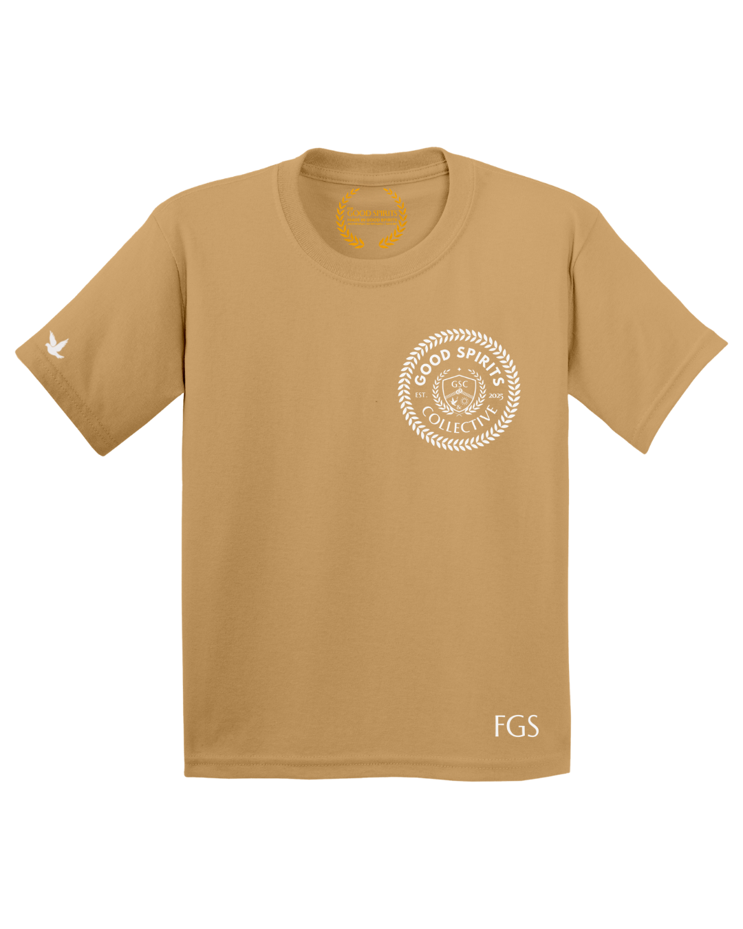 EMBLEM TEE | PASTEL BROWN