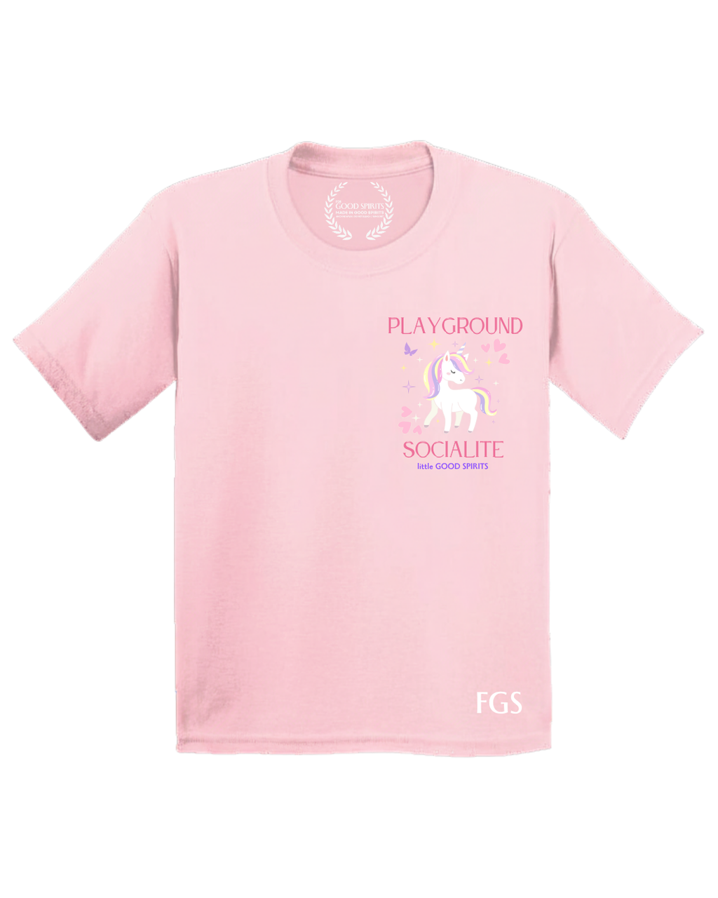 KIDS | GRAPHIC TEE | PLAYGROUND SOCIALITE BADGE