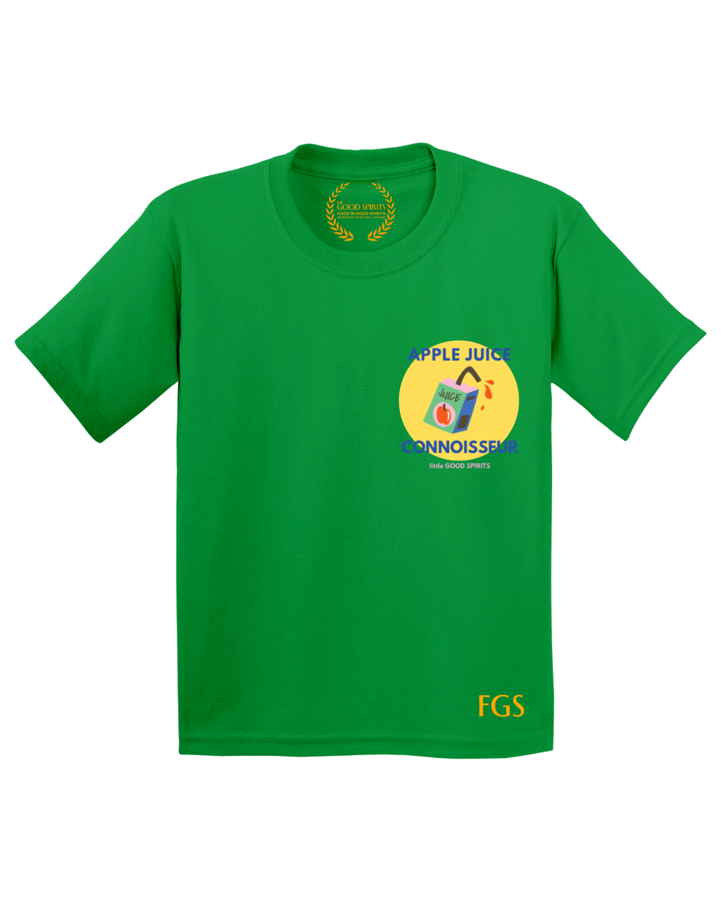 KIDS | GRAPHIC TEE | APPLE JUICE CONNOISSEUR BADGE