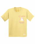 KIDS | GRAPHIC TEE | PLAYGROUND SOCIALITE YELLOW BADGE