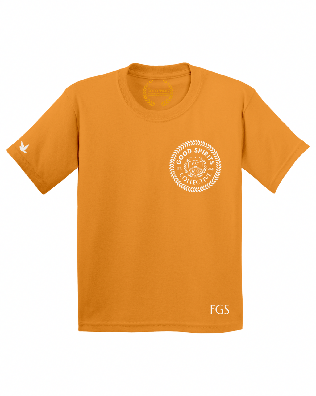 EMBLEM TEE | PAPAYA ORANGE