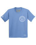 EMBLEM TEE | PASTEL BLUE