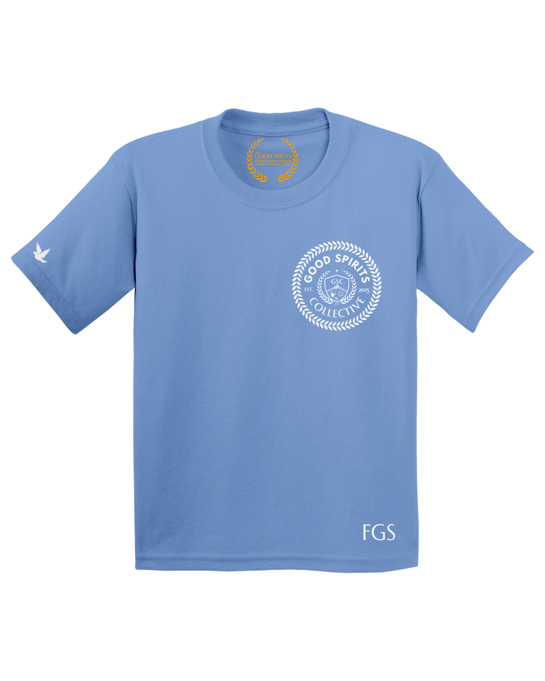 EMBLEM TEE | PASTEL BLUE