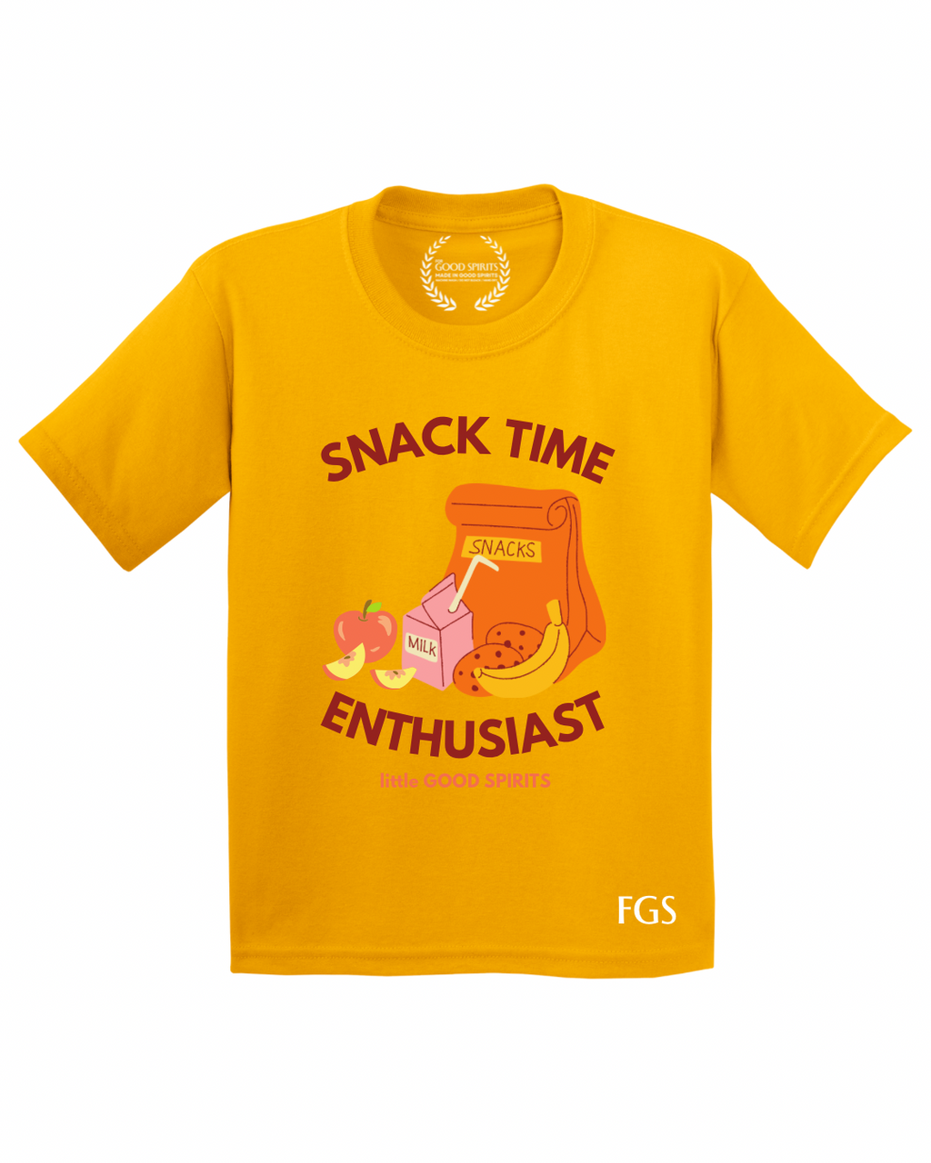KIDS | GRAPHIC TEE | SNACK TIME ENTHUSIAST