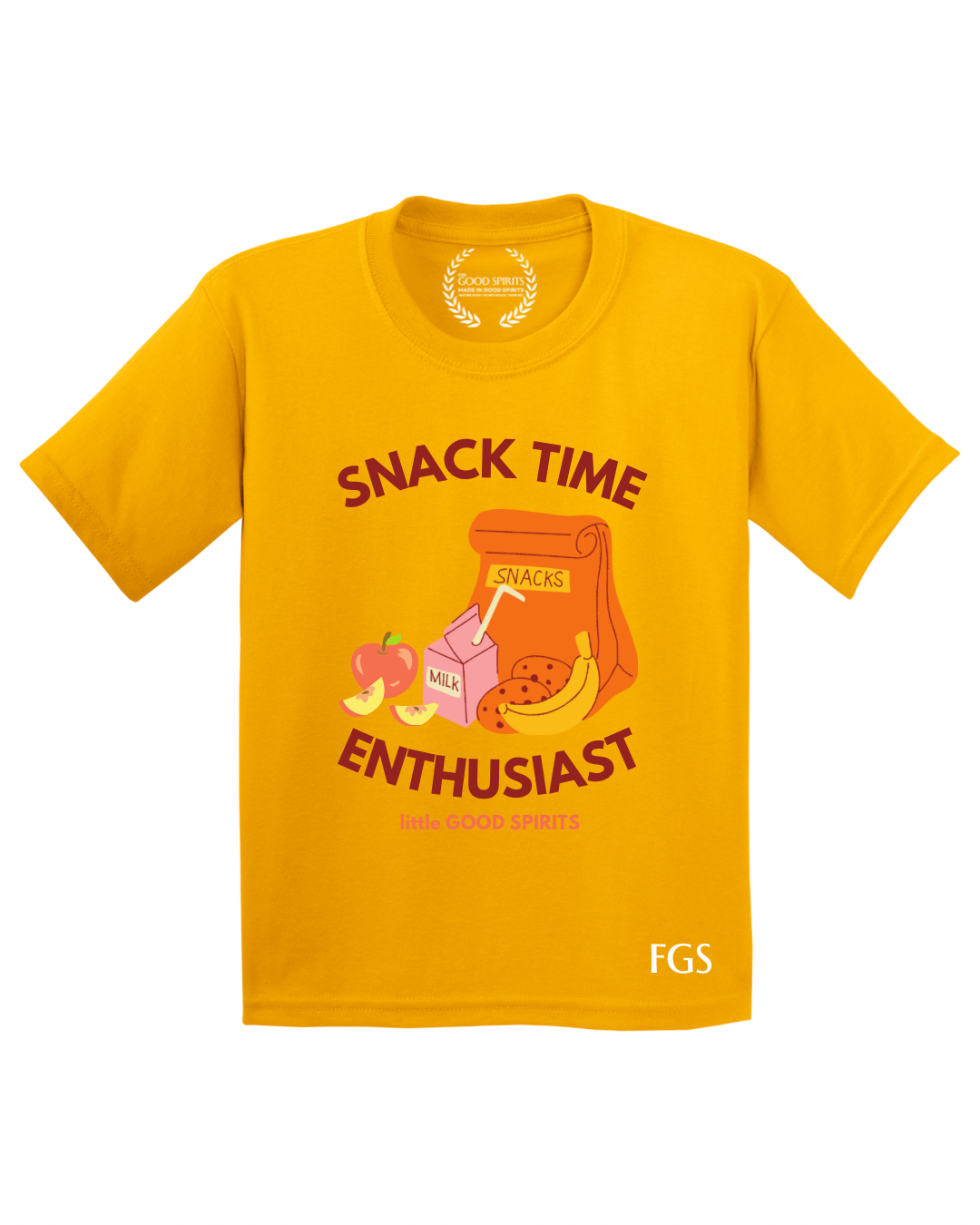 KIDS | GRAPHIC TEE | SNACK TIME ENTHUSIAST
