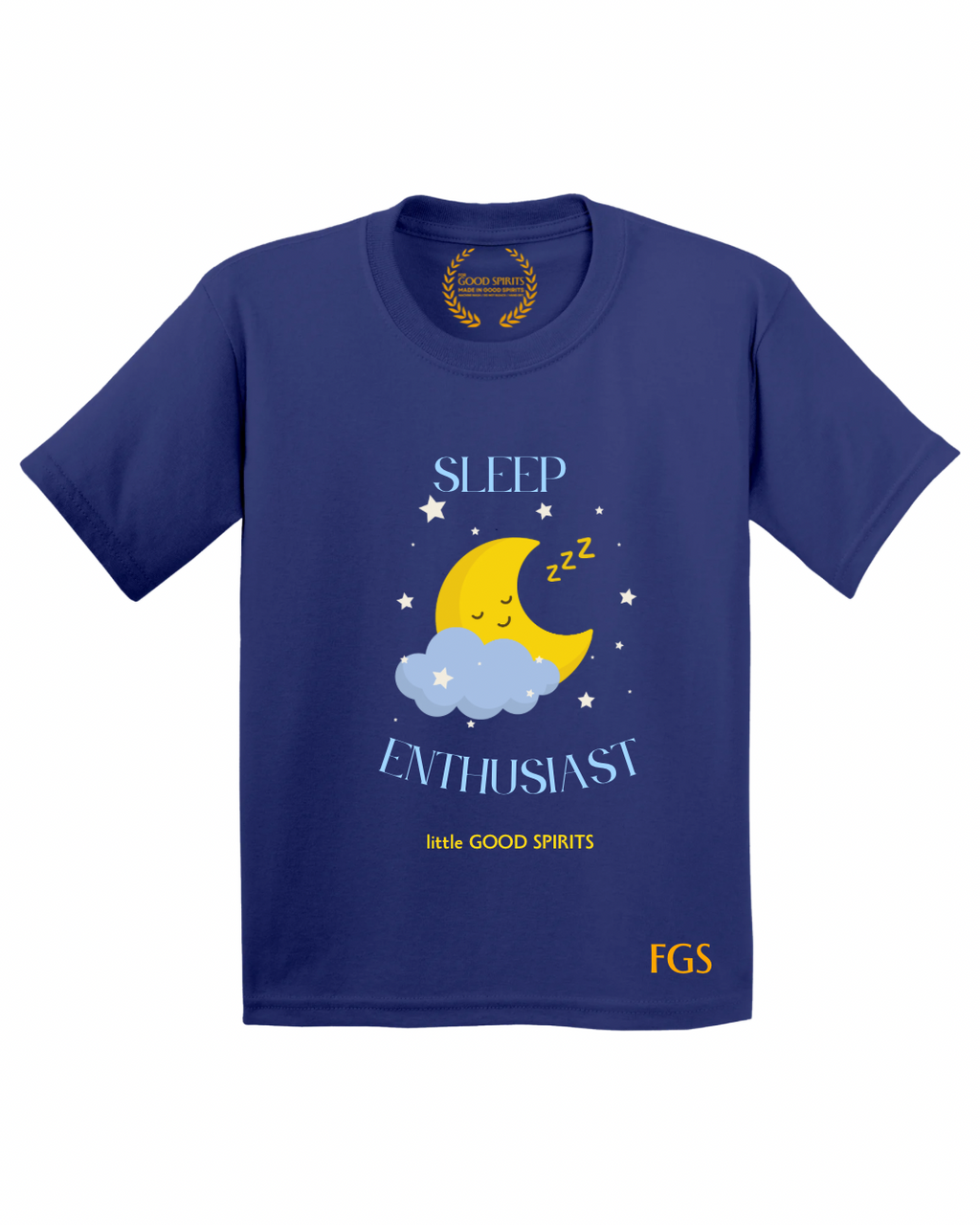 KIDS | GRAPHIC TEE | SLEEP ENTHUSIAST MOON + STARS