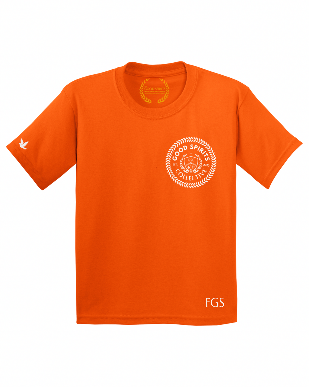 EMBLEM TEE | ORANGE
