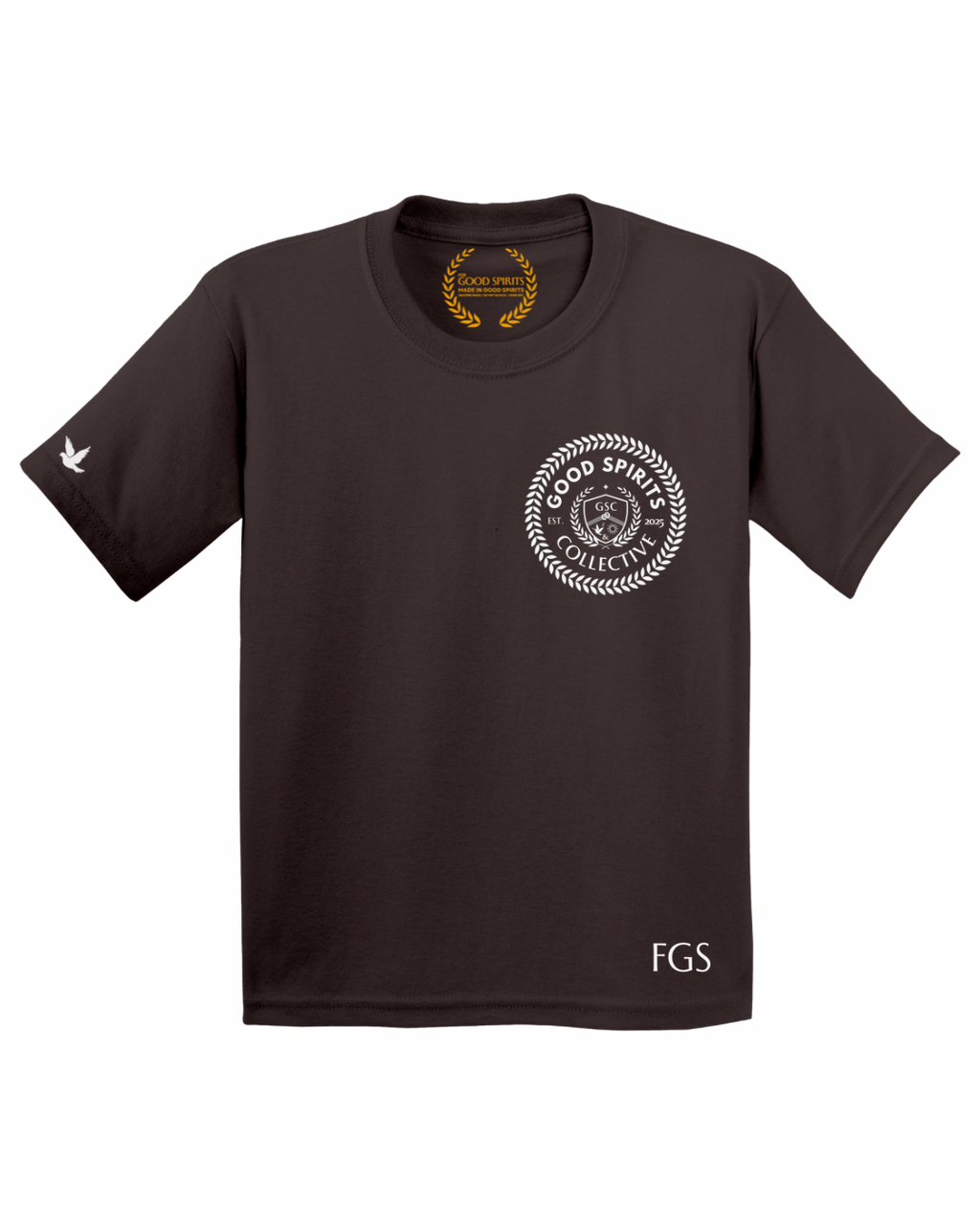 EMBLEM TEE | CHOCOLATE BROWN