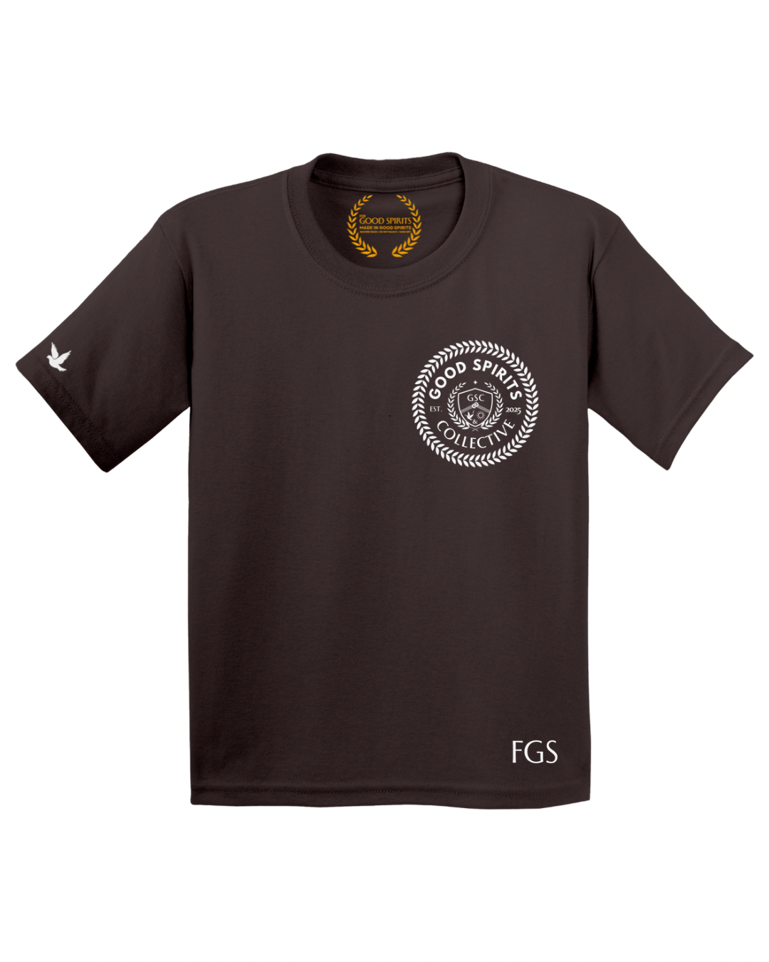 EMBLEM TEE | CHOCOLATE BROWN