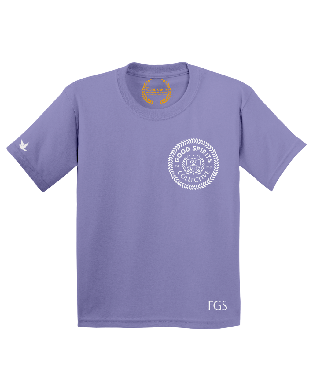 EMBLEM TEE | PASTEL PURPLE