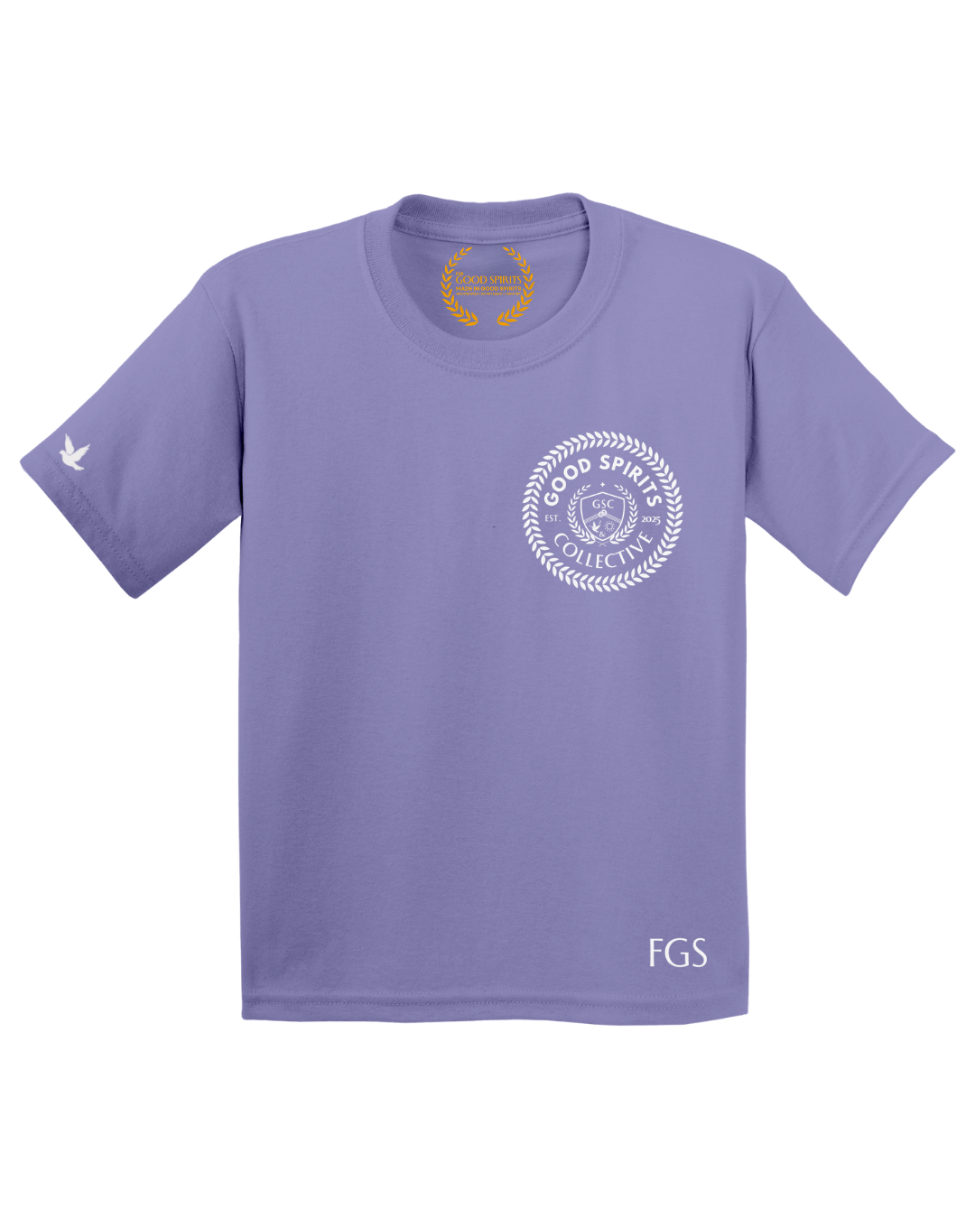 EMBLEM TEE | PASTEL PURPLE