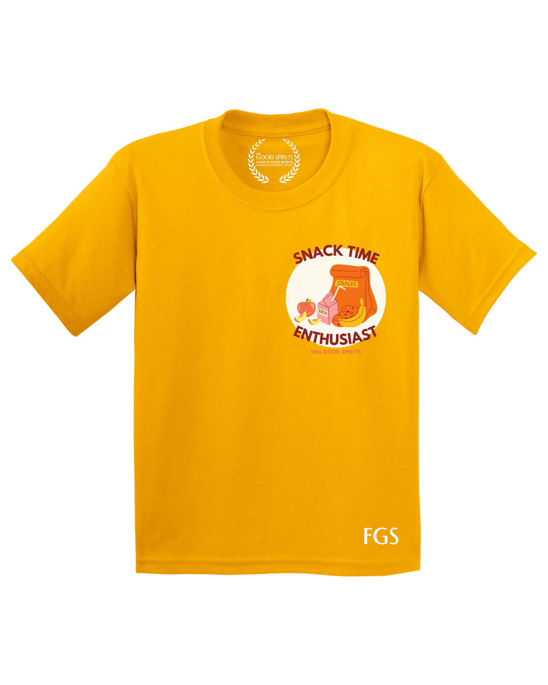 KIDS | GRAPHIC TEE | SNACK TIME ENTHUSIAST BADGE