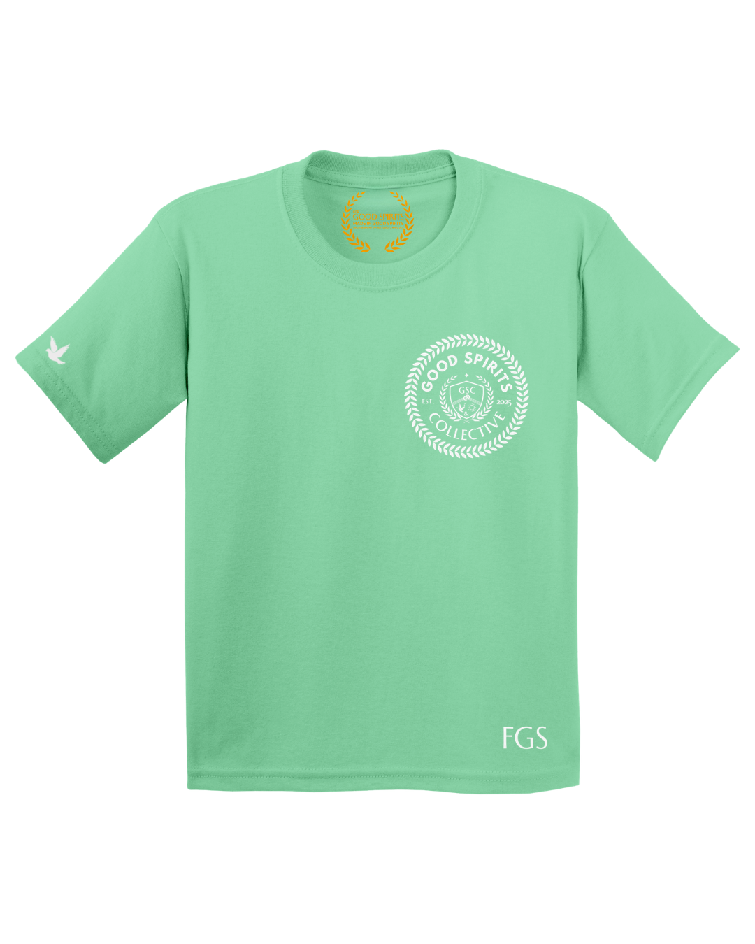 EMBLEM TEE | PASTEL GREEN