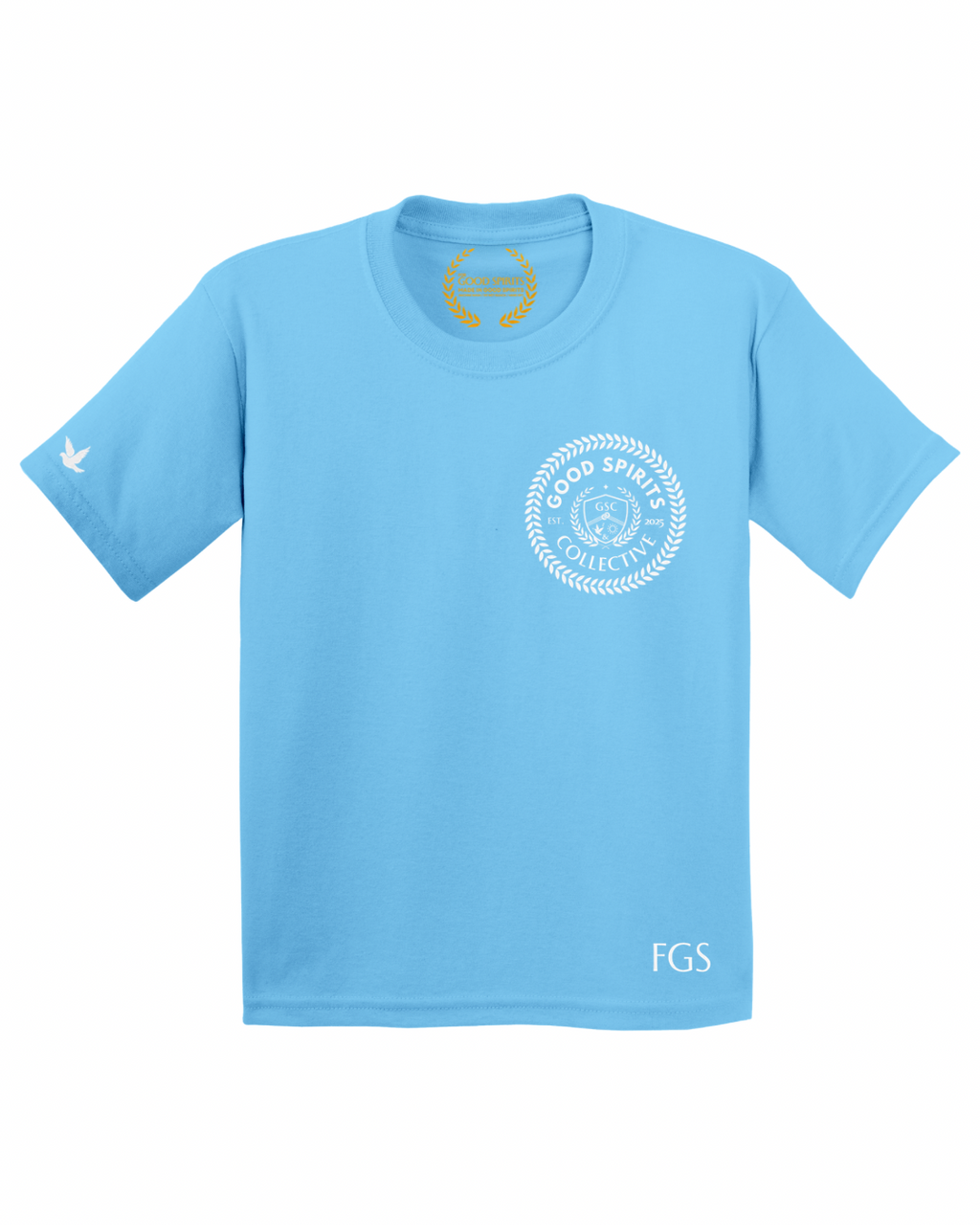 EMBLEM TEE | LIGHT BLUE