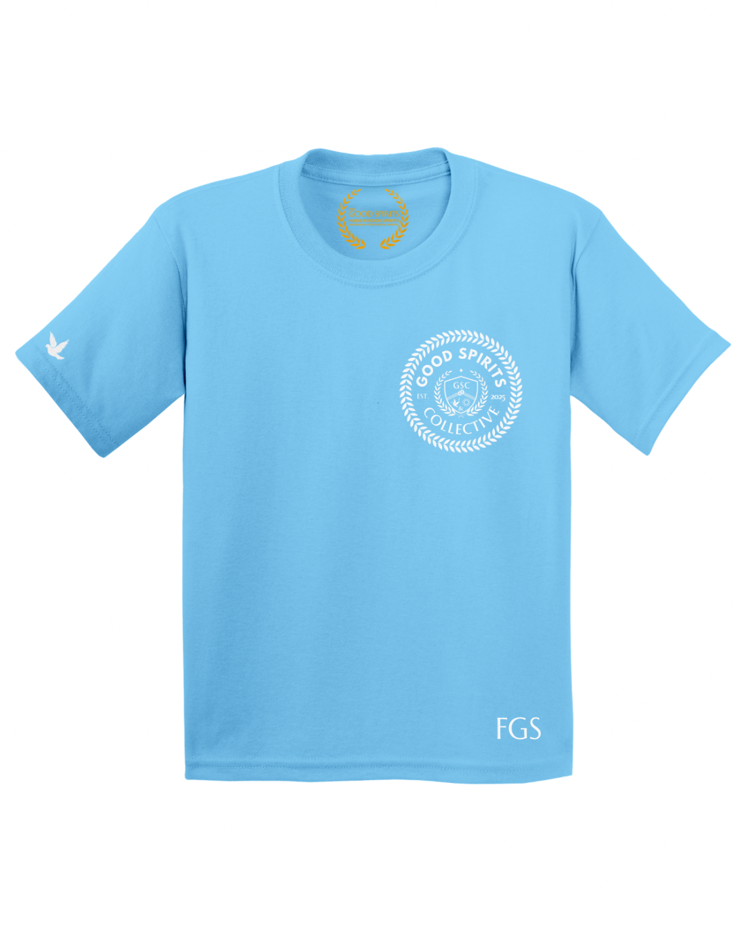 EMBLEM TEE | LIGHT BLUE