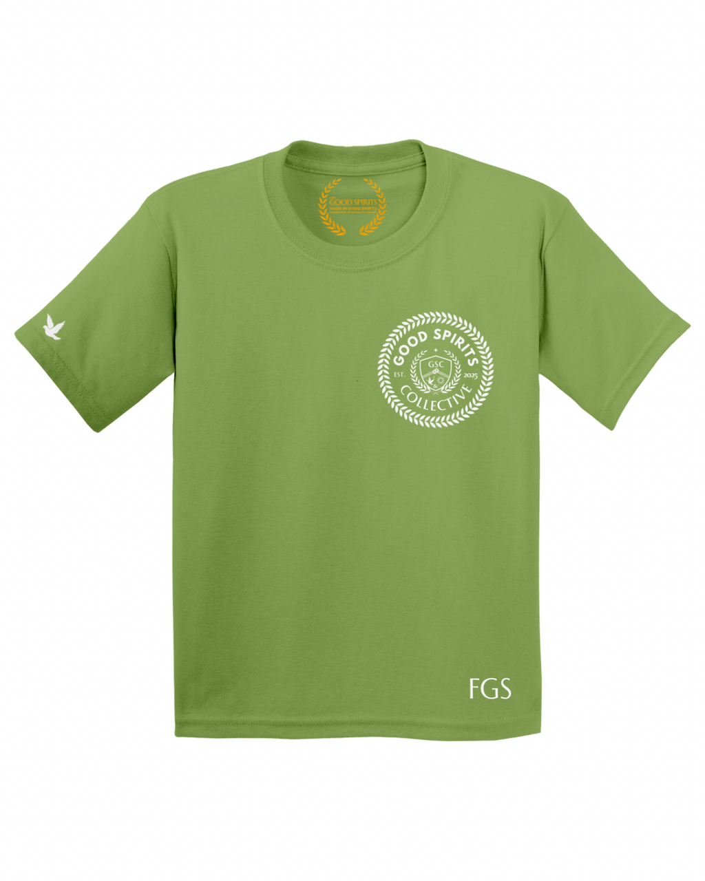 EMBLEM TEE | KIWI GREEN