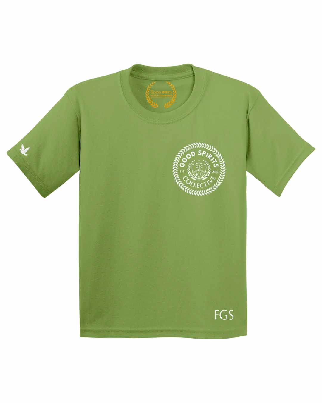 EMBLEM TEE | KIWI GREEN