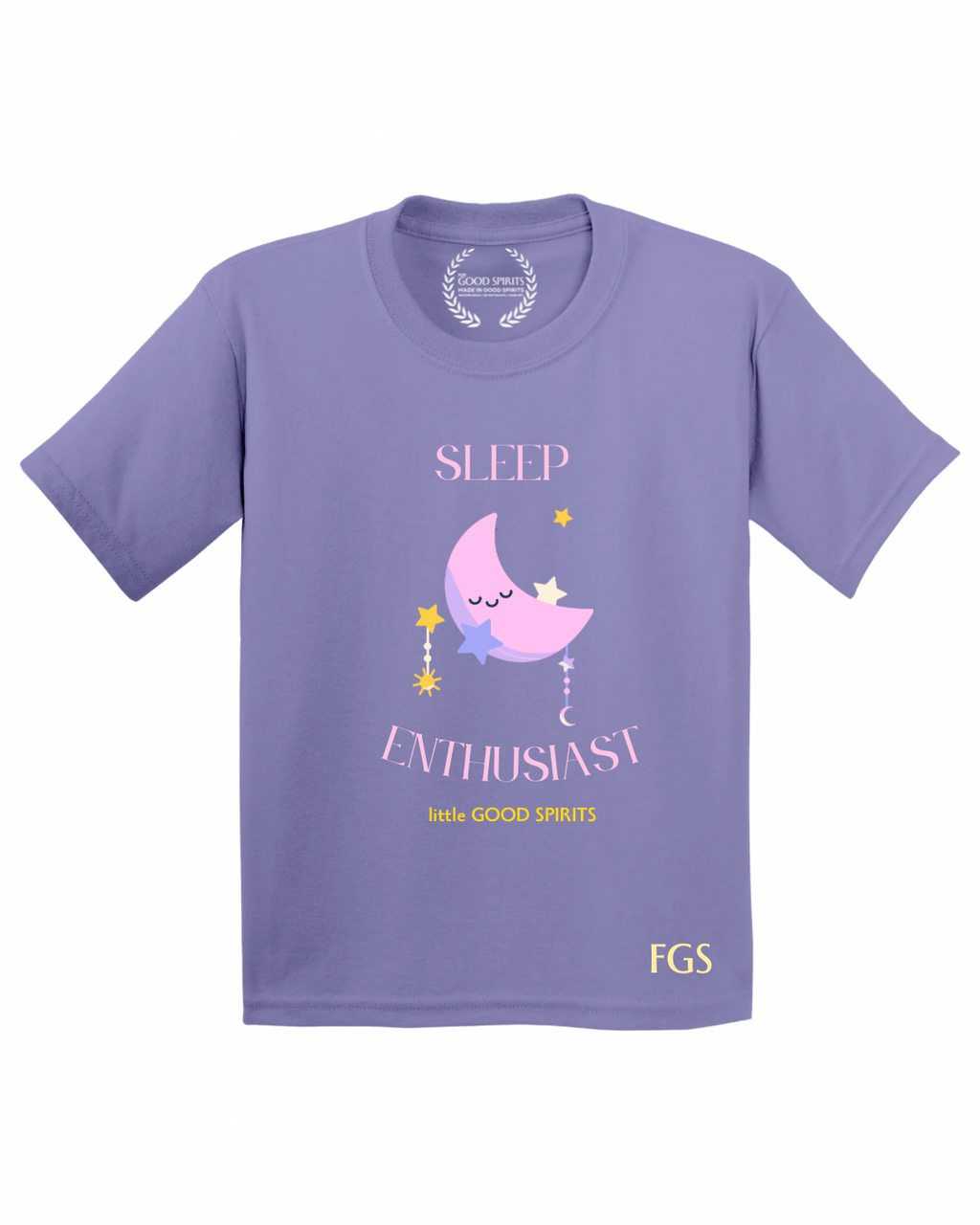 KIDS | GRAPHIC TEE | SLEEP ENTHUSIAST PINK MOON