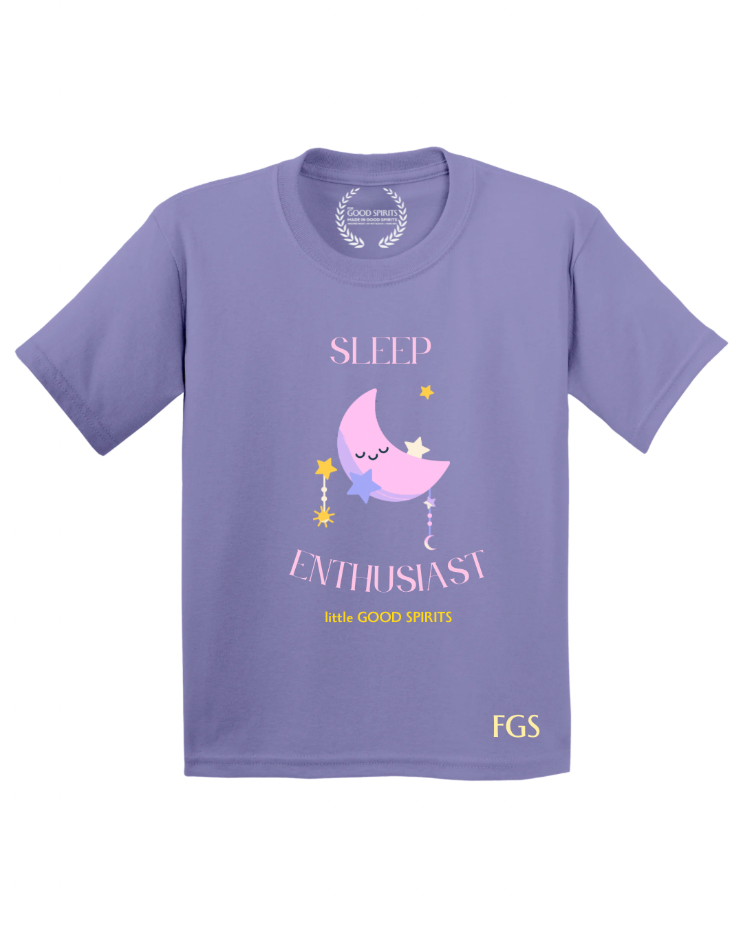 KIDS | GRAPHIC TEE | SLEEP ENTHUSIAST PINK MOON