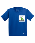 KIDS | GRAPHIC TEE | FOCUS DIPLODOCUS BLUE BADGE