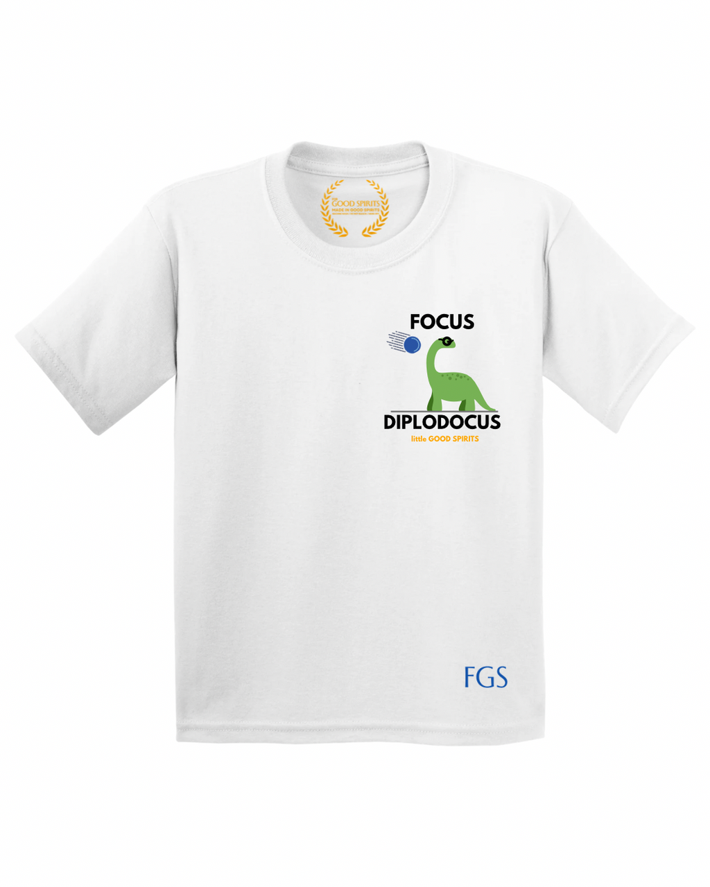 KIDS | GRAPHIC TEE | FOCUS DIPLODOCUS BADGE
