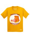KIDS | GRAPHIC TEE | SNACK TIME ENTHUSIAST W/ WHITE