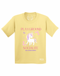 KIDS | GRAPHIC TEE | PLAYGROUND SOCIALITE YELLOW