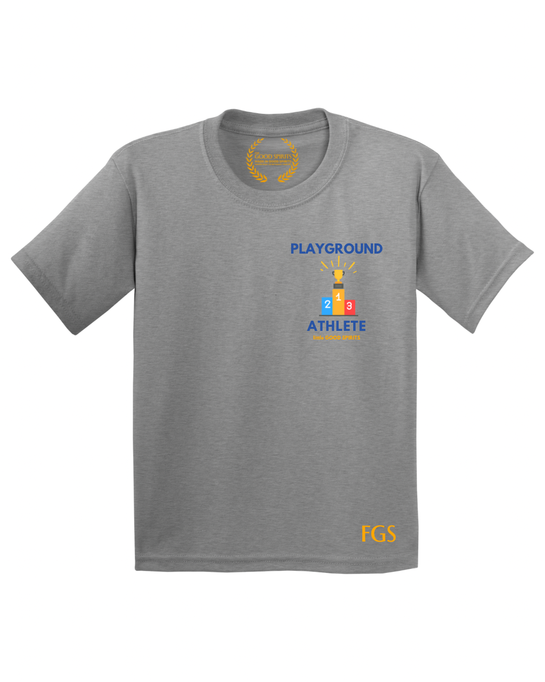 KIDS | GRAPHIC TEE | PLAYGROUND ATHLETE BADGE