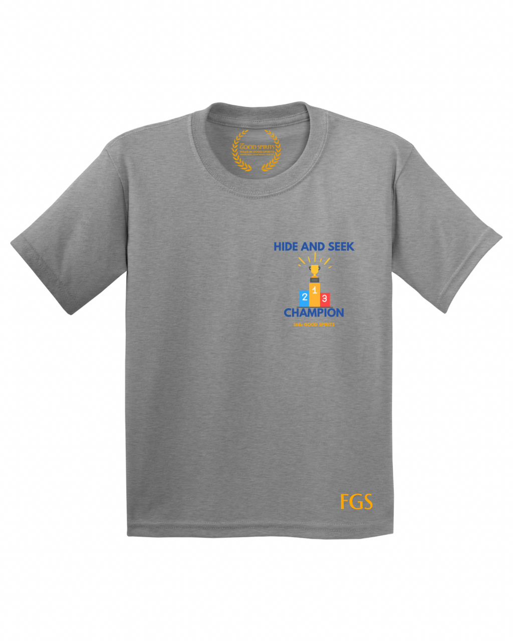 KIDS | GRAPHIC TEE | HIDE AND SEEK CHAMPION BADGE