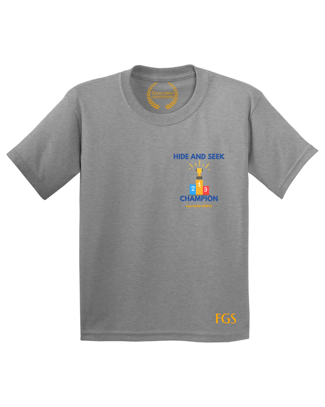 KIDS | GRAPHIC TEE | HIDE AND SEEK CHAMPION BADGE
